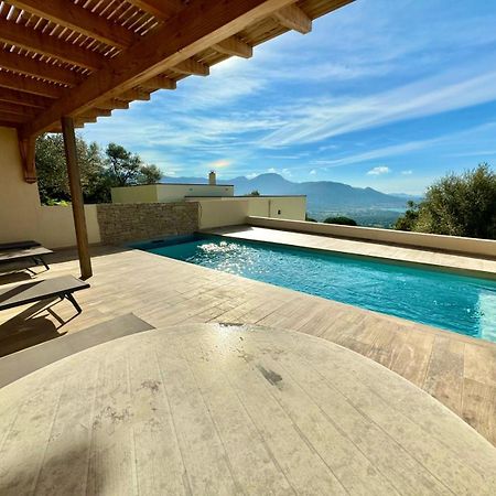 Super Villa Moderne Corbara Vue Mer Exterior photo