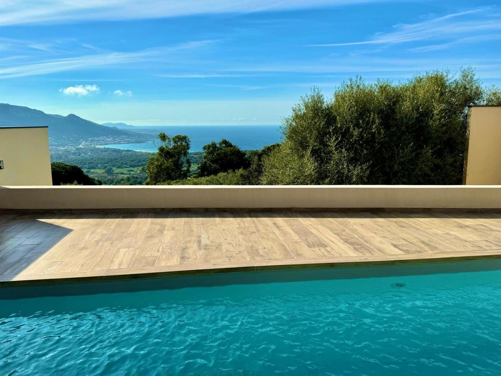 Super Villa Moderne Corbara Vue Mer Exterior photo