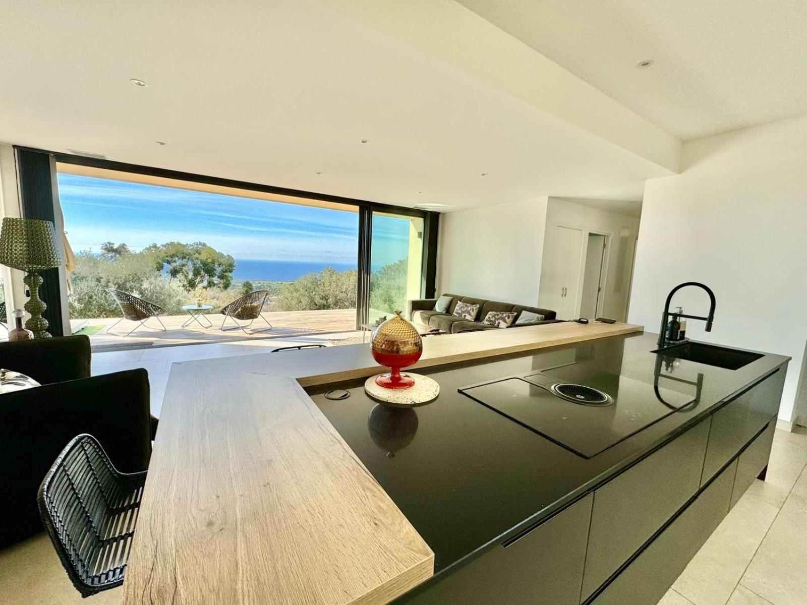 Super Villa Moderne Corbara Vue Mer Exterior photo