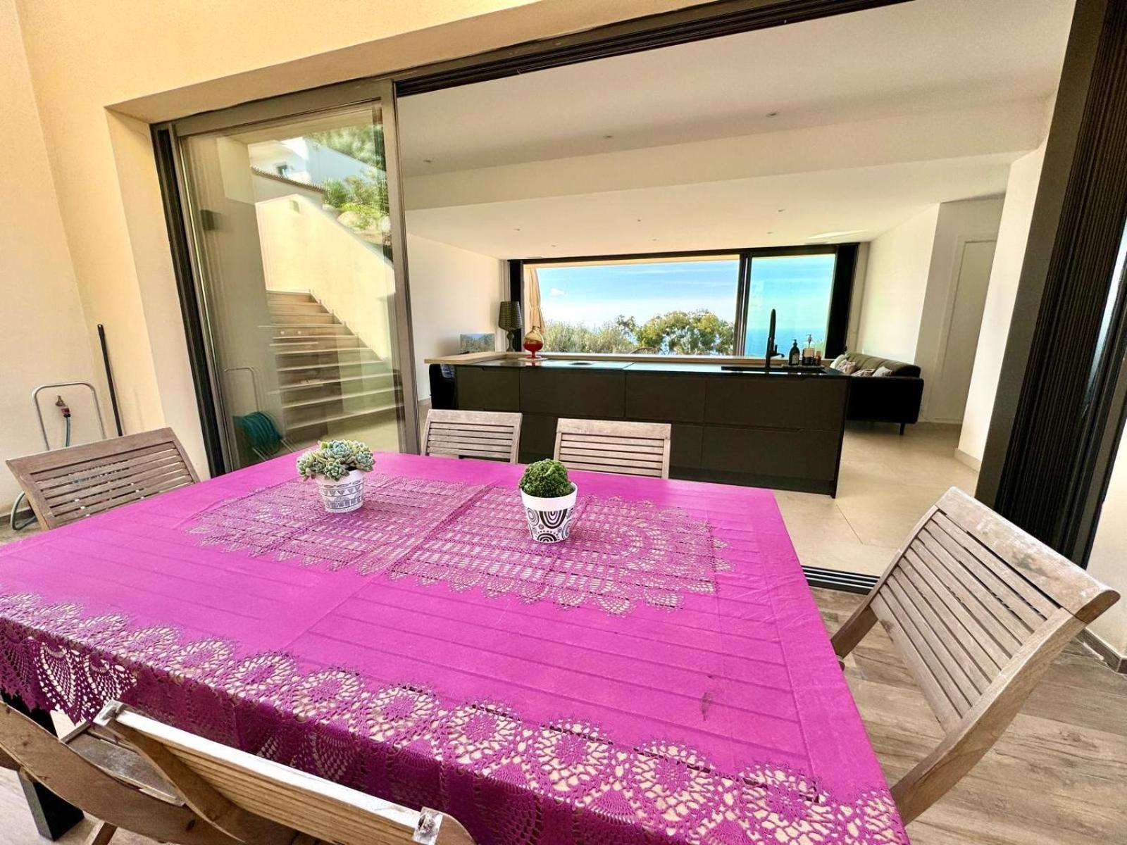Super Villa Moderne Corbara Vue Mer Exterior photo
