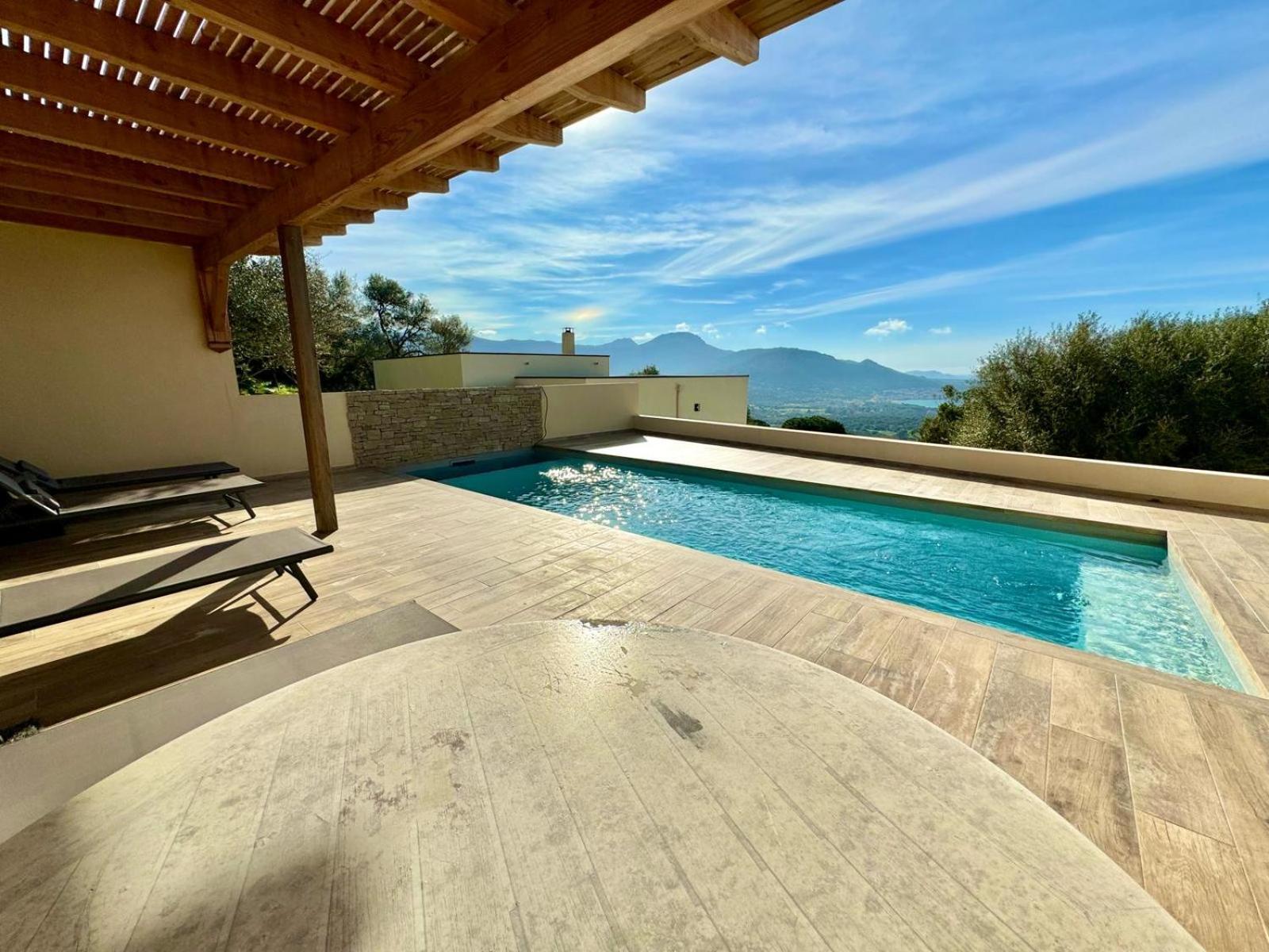 Super Villa Moderne Corbara Vue Mer Exterior photo
